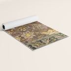 William Morris Antique Redcar Persian Floral Yoga Mat Gallery Image 2