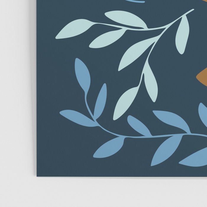 Happy Hanukkah Menorah Dark Blue Poster Gallery Image 3