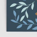 Happy Hanukkah Menorah Dark Blue Poster Gallery Image 3