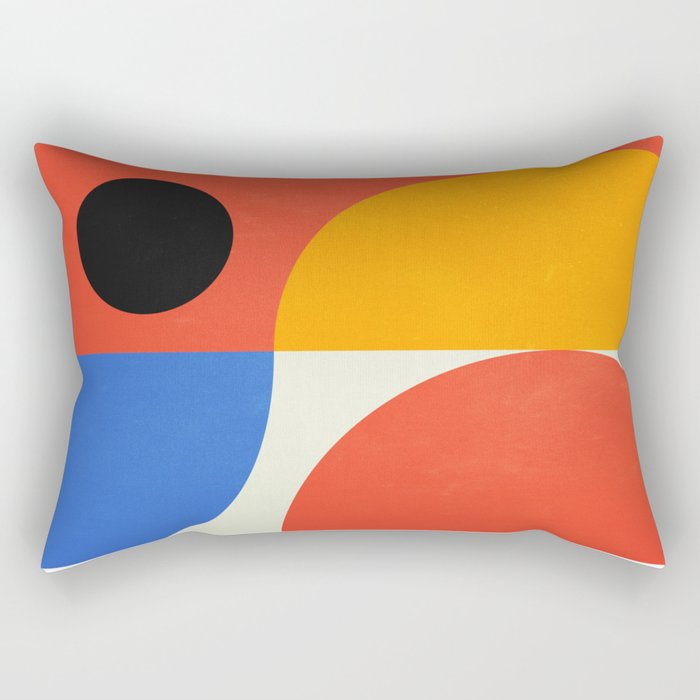 BAUHAUS 07: Exhibition 1923 | Mid Century Series Rectangular Pillow Gallery Image 1