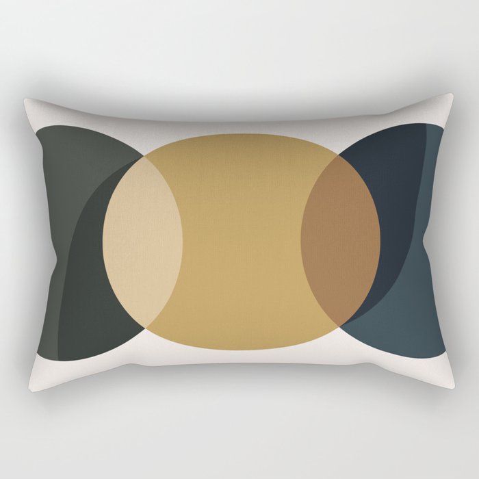 Geometric Harmony V Rectangular Pillow Gallery Image 1