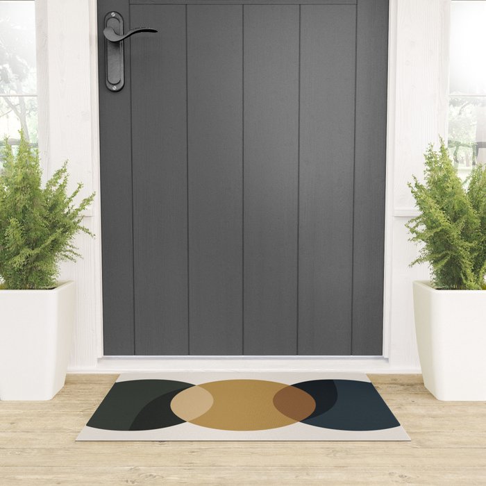 Geometric Harmony V Welcome Mat Gallery Image 3