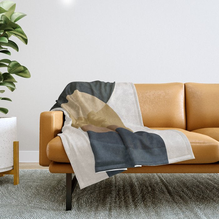 Geometric Harmony V Throw Blanket Gallery Image 1