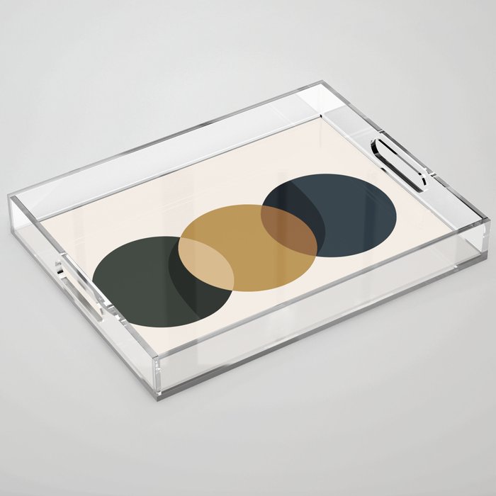 Geometric Harmony V Acrylic Tray Gallery Image 1