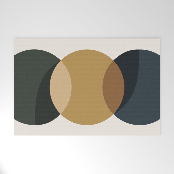 Geometric Harmony V Welcome Mat Gallery Image 1
