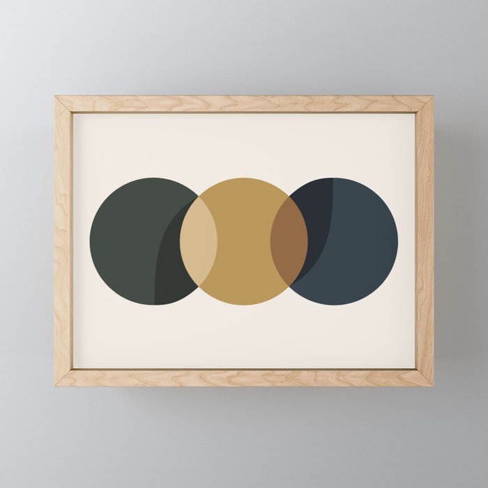 Geometric Harmony V Mini Art Print Gallery Image 1