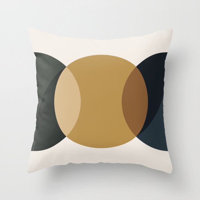 Geometric Harmony V Throw Pillow Gallery Image 1
