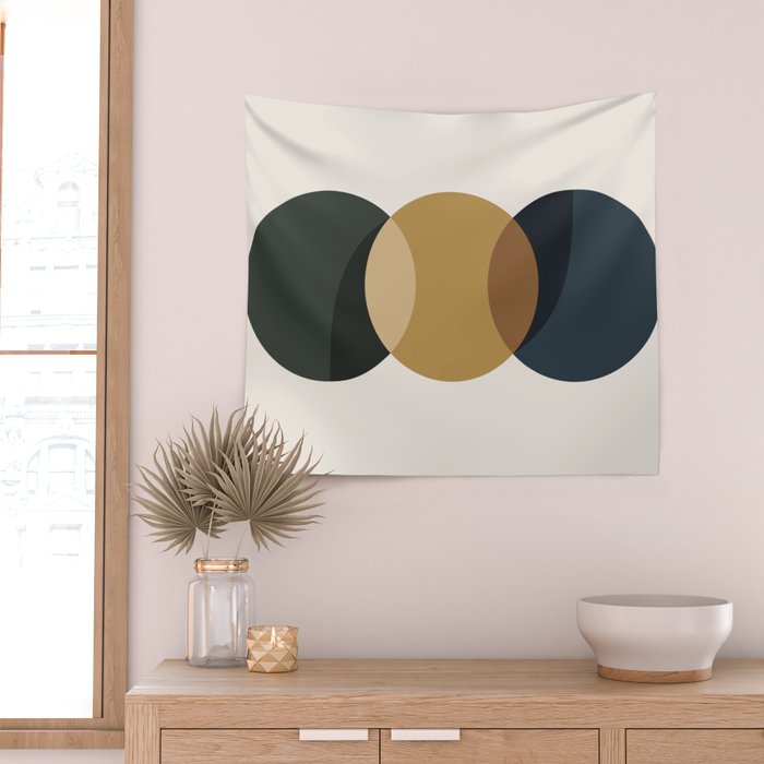 Geometric Harmony V Wall Tapestry Gallery Image 2
