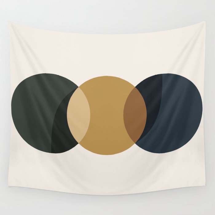Geometric Harmony V Wall Tapestry Gallery Image 1