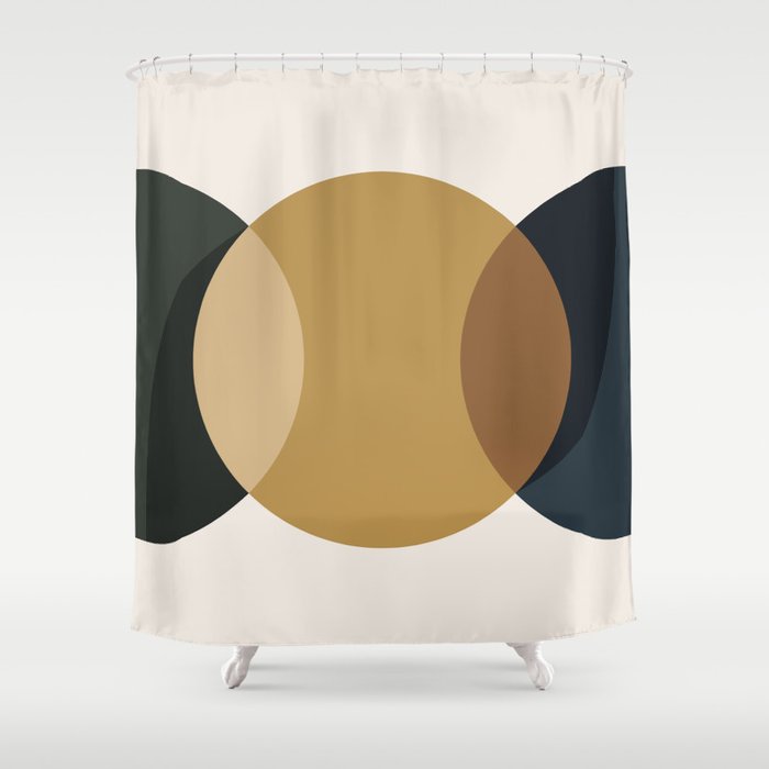Geometric Harmony V Shower Curtain Gallery Image 1