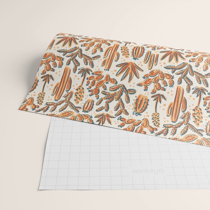 Cactus Desert - vintage primary  Wrapping Paper Gallery Image 2