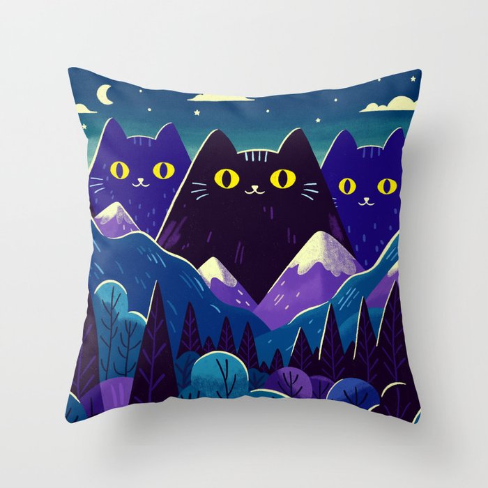 The hills are alive Throw Pillow Gallery Image 6