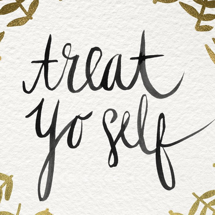 Treat Yo Self - Gold Coffee Mug Gallery Image 2