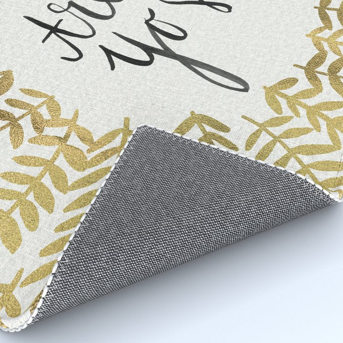 Treat Yo Self - Gold Rug Gallery Image 4