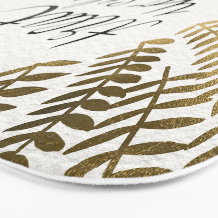 Treat Yo Self - Gold Bath Mat Gallery Image 3