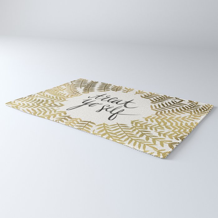 Treat Yo Self - Gold Rug Gallery Image 3