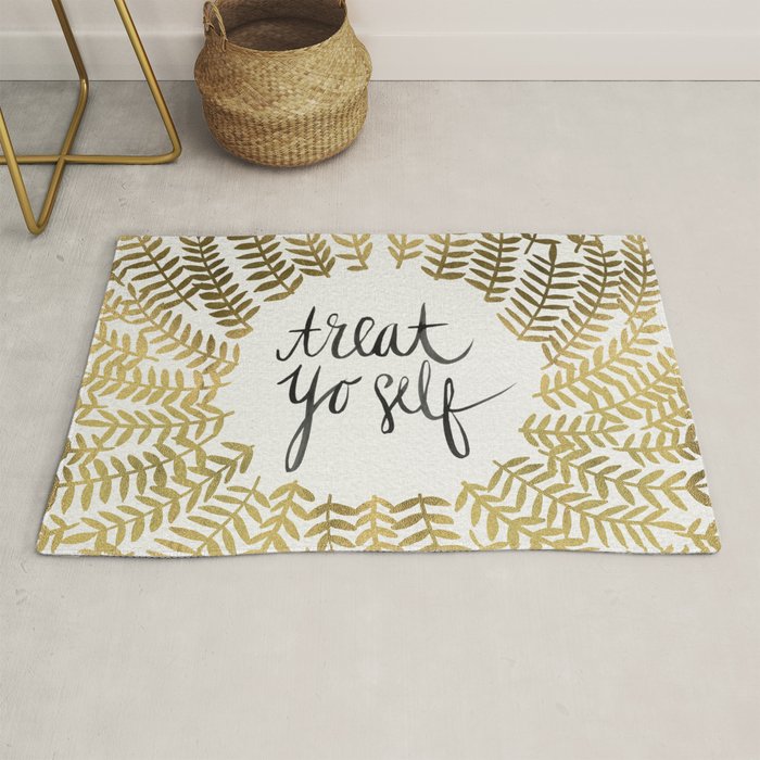 Treat Yo Self - Gold Rug Gallery Image 1
