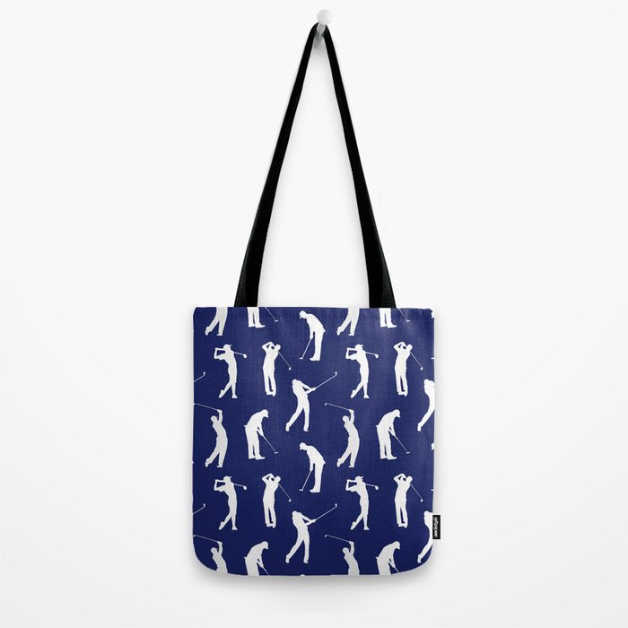 Golfers // Midnight Blue Tote Bag Gallery Image 2