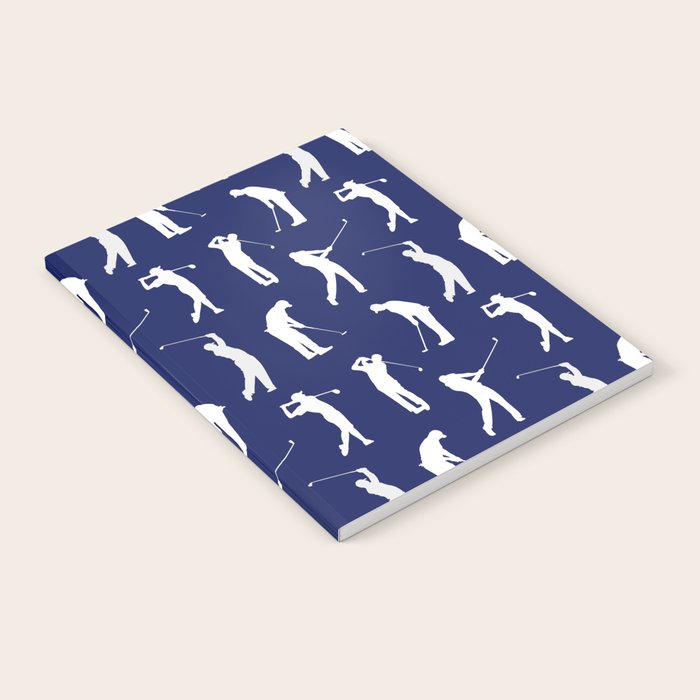 Golfers // Midnight Blue Notebook Gallery Image 2