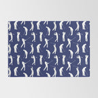 Golfers // Midnight Blue Rug Gallery Image 2