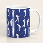 Golfers // Midnight Blue Coffee Mug Gallery Image 1