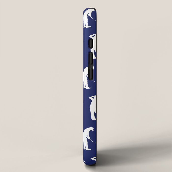 Golfers // Midnight Blue iPhone Case Gallery Image 2