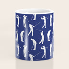 Golfers // Midnight Blue Coffee Mug Gallery Image 4