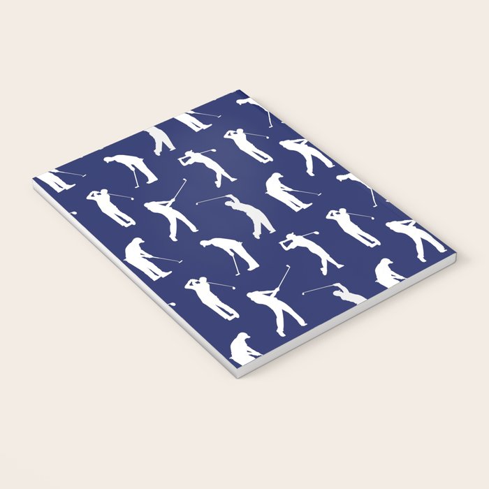 Golfers // Midnight Blue Notebook Gallery Image 3