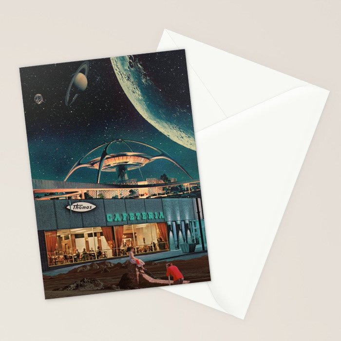 a Postcard from year 2346 Stationery Card Gallery Image 2