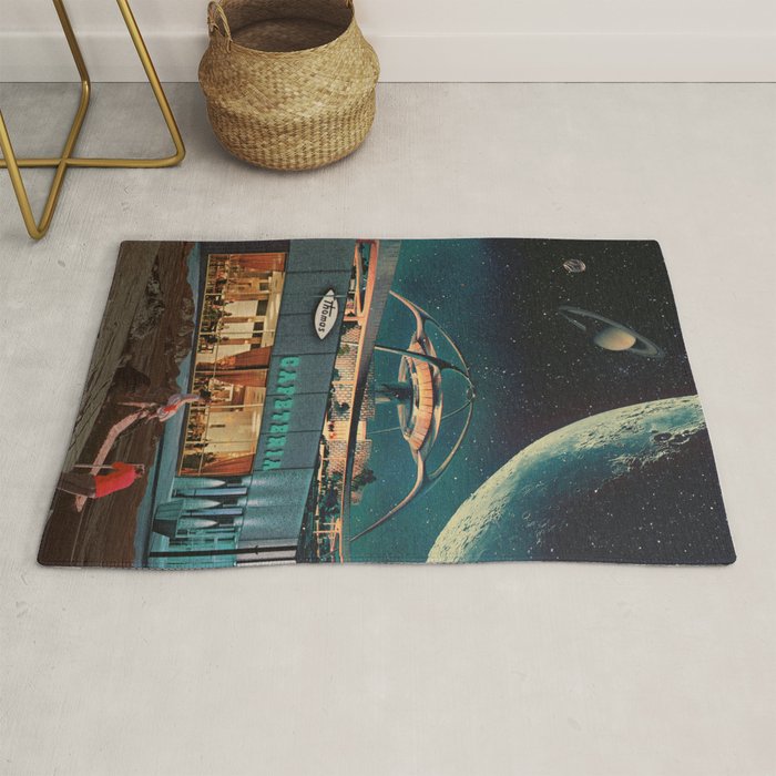a Postcard from year 2346 Rug Gallery Image 1