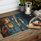 a Postcard from year 2346 Outdoor Rug Gallery Image 2