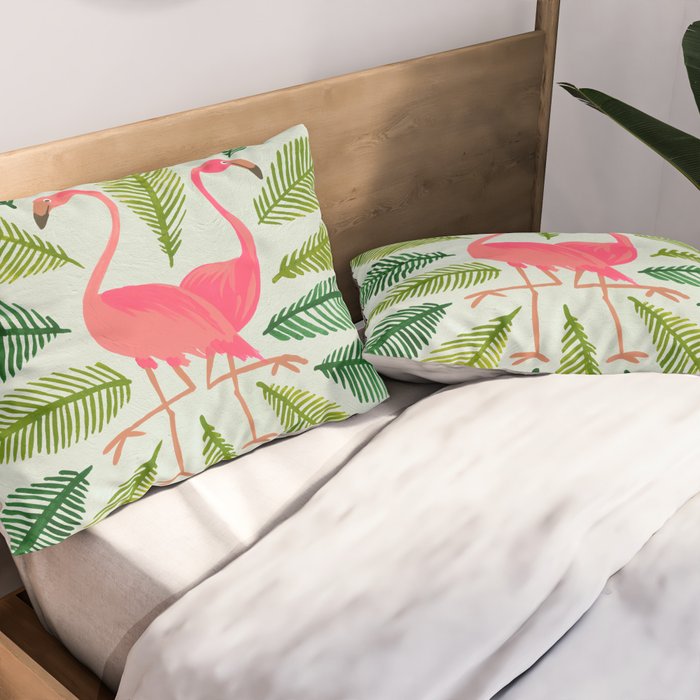 Flamingos Pillow Sham Gallery Image 2