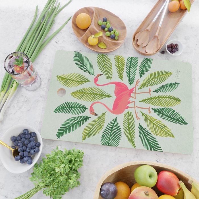 Flamingos Cutting Board Gallery Image 2