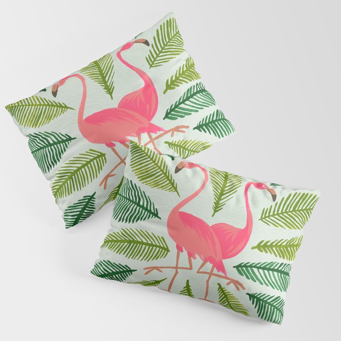 Flamingos Pillow Sham Gallery Image 1