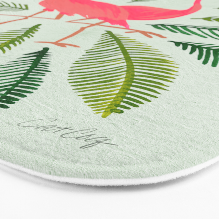 Flamingos Bath Mat Gallery Image 3