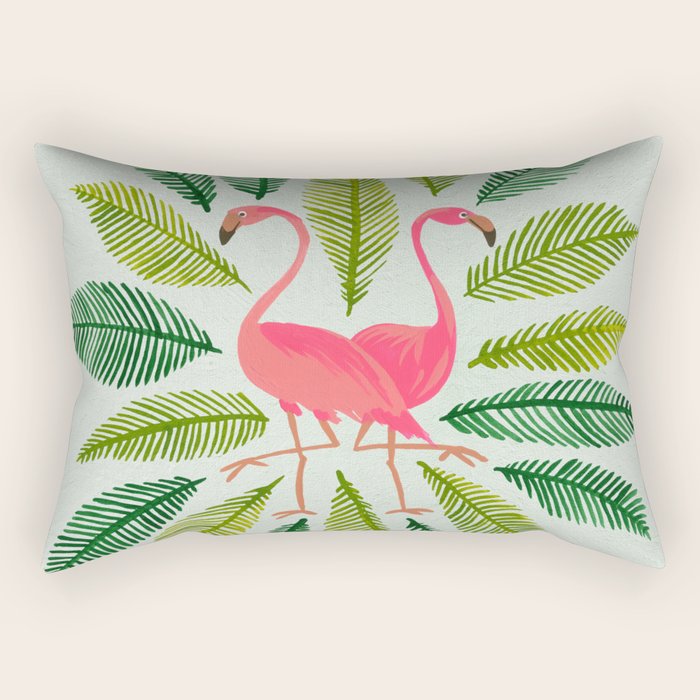 Flamingos Rectangular Pillow Gallery Image 2