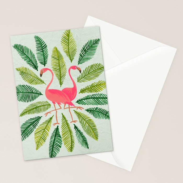 Flamingos Stationery Card Gallery Image 2