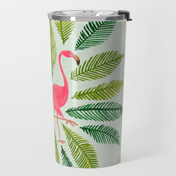 Flamingos Travel Mug Gallery Image 2