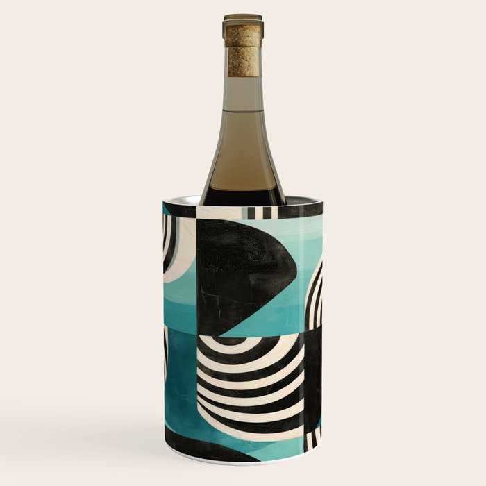 Retro Geometric Shapes 2 Wine Chiller Gallery Image 1
