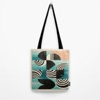 Retro Geometric Shapes 2 Tote Bag Gallery Image 2