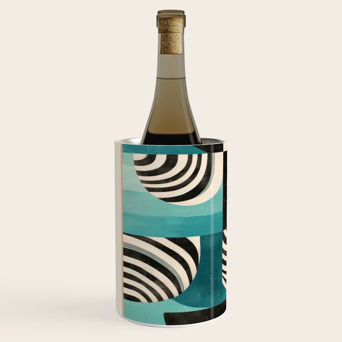Retro Geometric Shapes 2 Wine Chiller Gallery Image 2