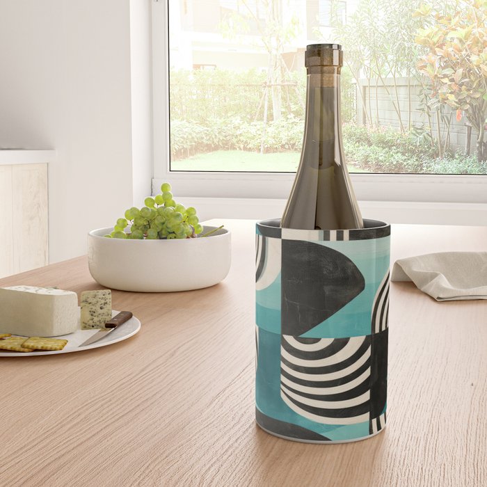 Retro Geometric Shapes 2 Wine Chiller Gallery Image 4