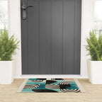 Retro Geometric Shapes 2 Welcome Mat Gallery Image 3