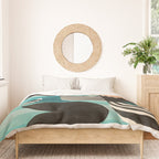 Retro Geometric Shapes 2 Duvet Cover Gallery Image 3