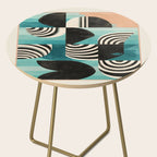 Retro Geometric Shapes 2 Side Table Gallery Image 2