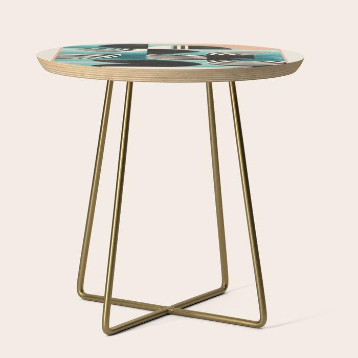 Retro Geometric Shapes 2 Side Table Gallery Image 1