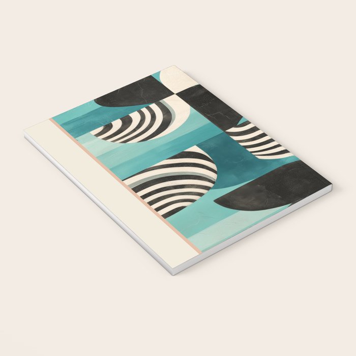 Retro Geometric Shapes 2 Notebook Gallery Image 3