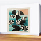 Retro Geometric Shapes 2 Wall Mural Gallery Image 2