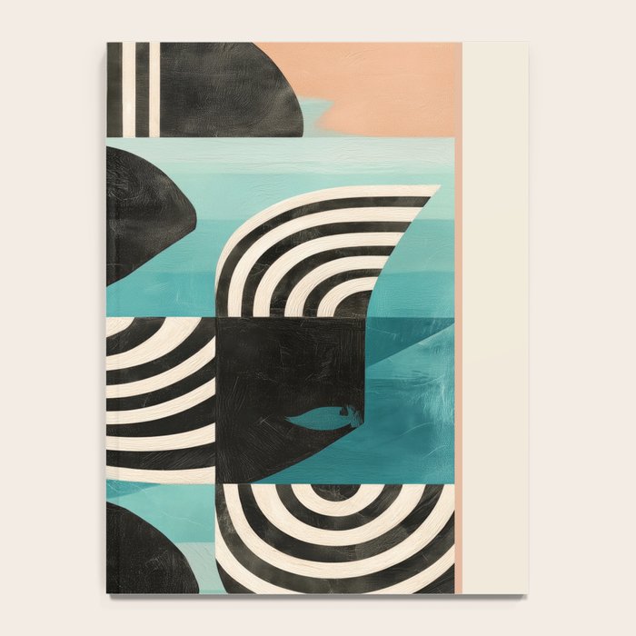 Retro Geometric Shapes 2 Notebook Gallery Image 4