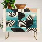 Retro Geometric Shapes 2 Credenza Gallery Image 1